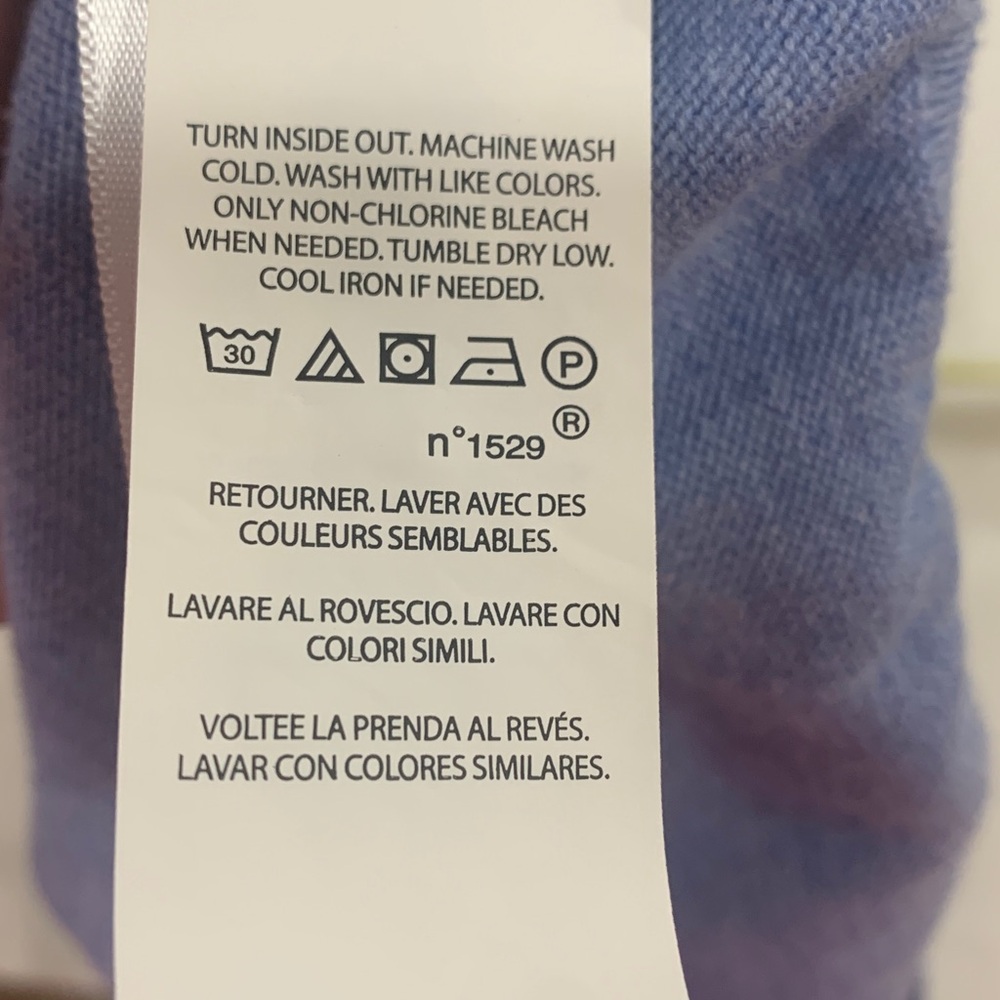 Ralph Lauren Mens V neck Sweater Light Blue Size XL - Picture 7 of 7